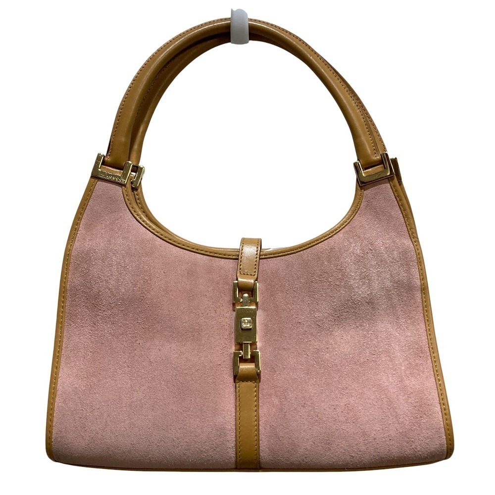 GUCCI suede Hobo bag pink